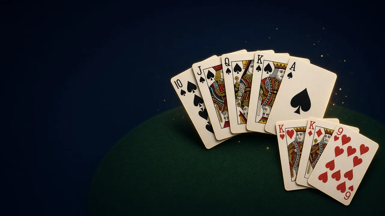 Покер комбинациялары: жұптан стрит-флешке — Nuts PPPoker